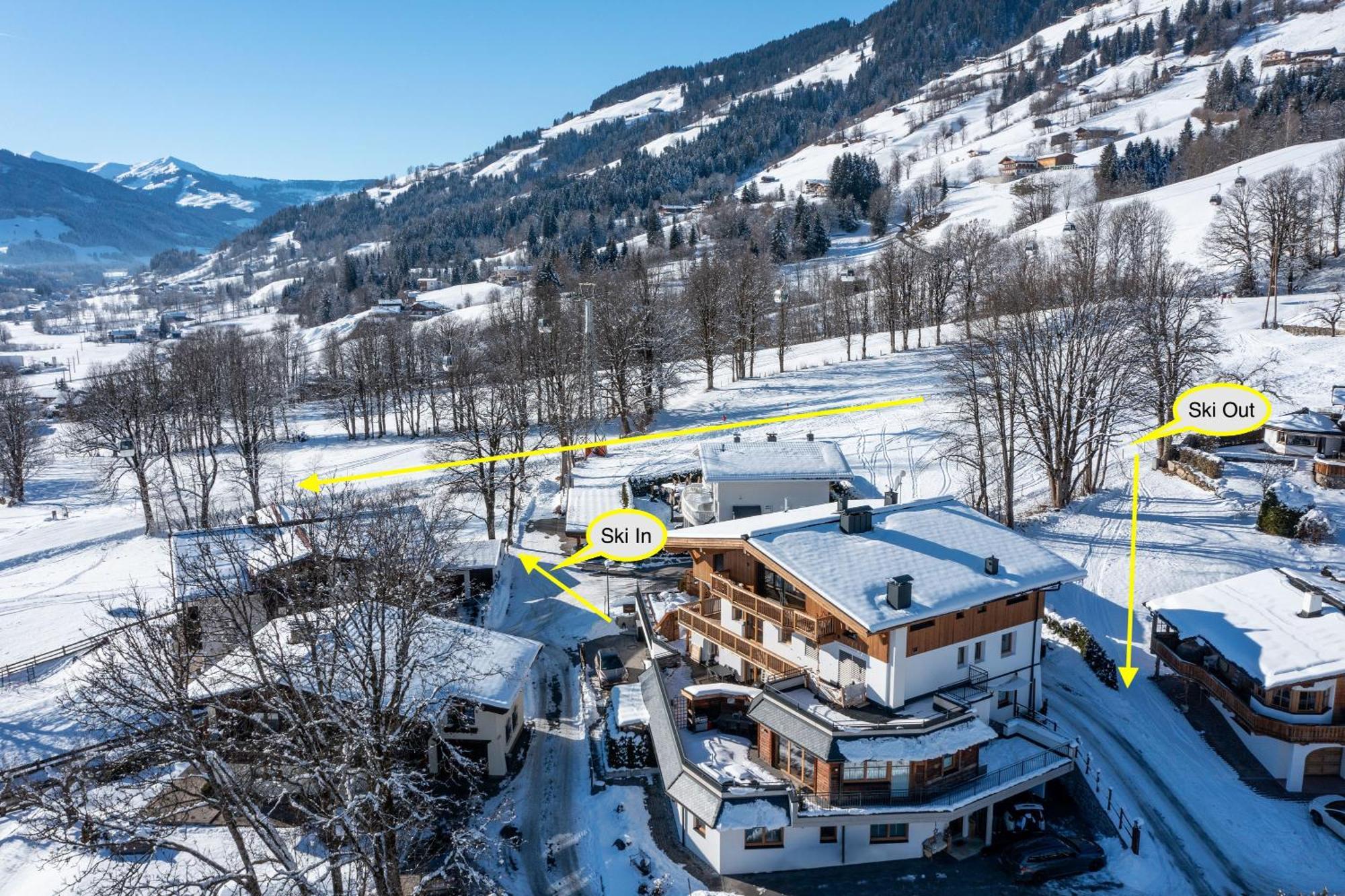 Luxus Ferienwohnung Almhuette Brixen im Thale Exteriér fotografie