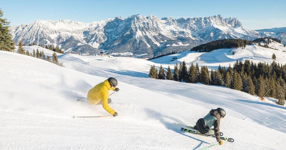 Luxus Ferienwohnung Almhuette Brixen im Thale Exteriér fotografie