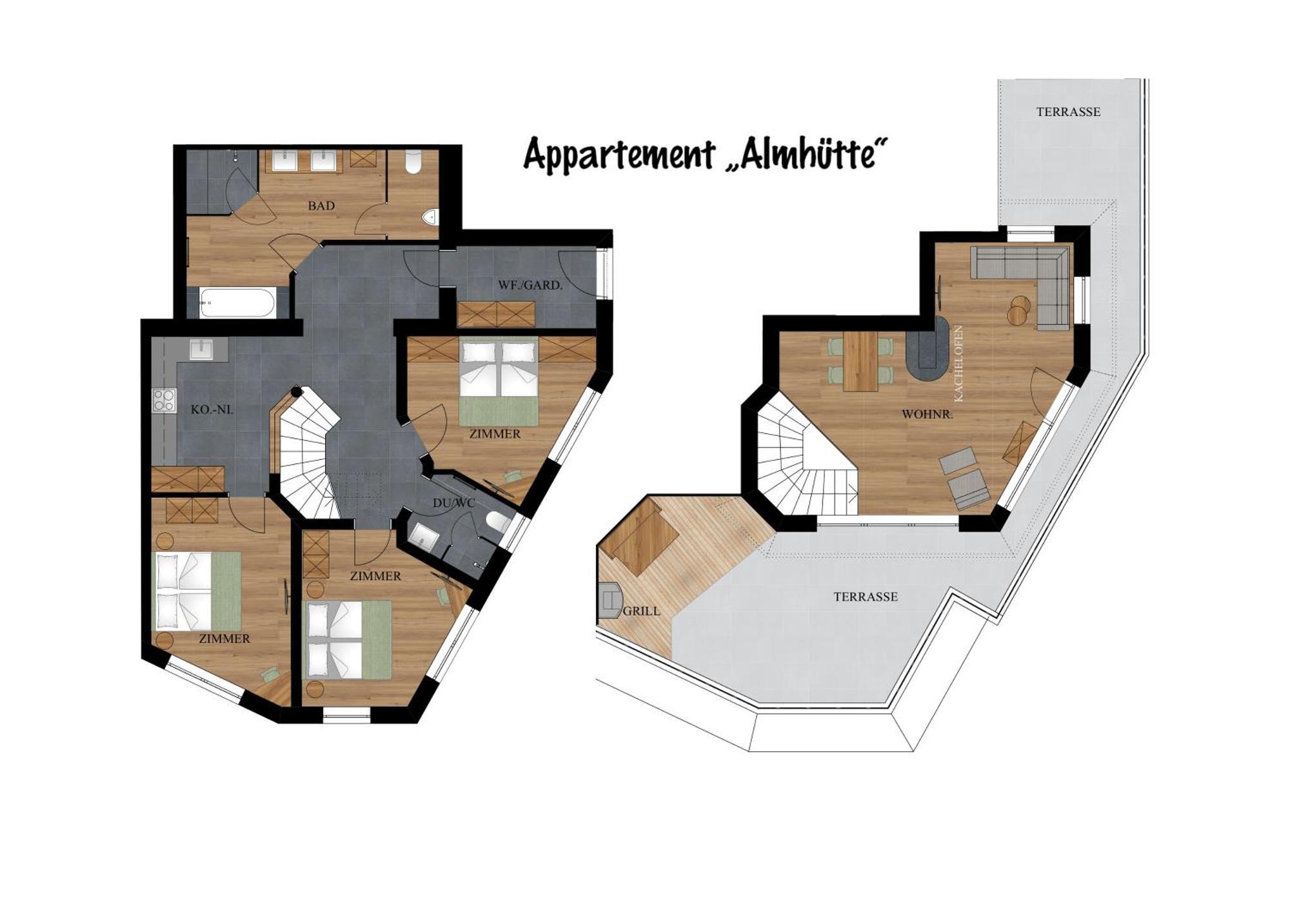 Luxus Ferienwohnung Almhuette Brixen im Thale Exteriér fotografie